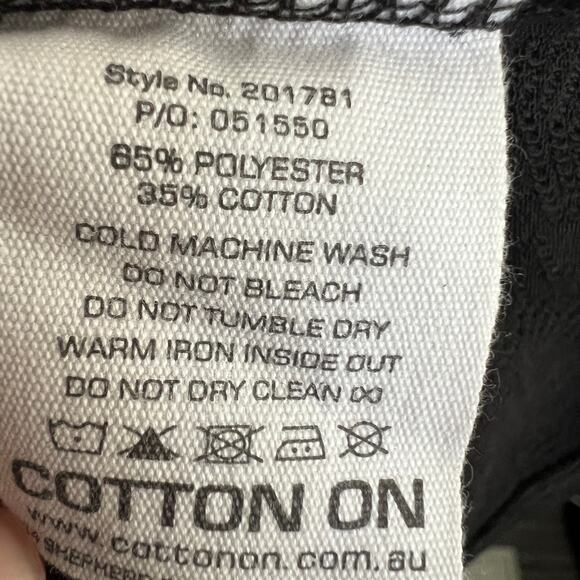 Cotton‎ On Black Knit Cardigan Minimalist Clean Girl Academia Goth Medium - Picture 4 of 6